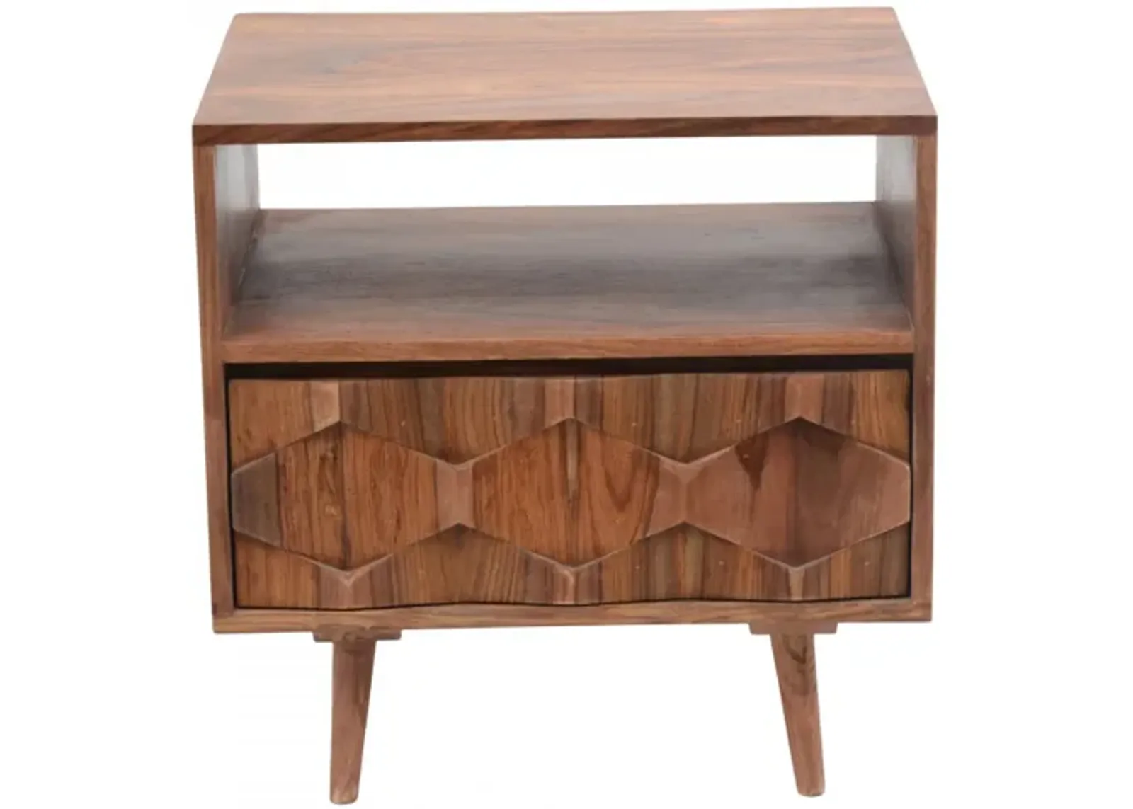 O2 Nightstand Brown