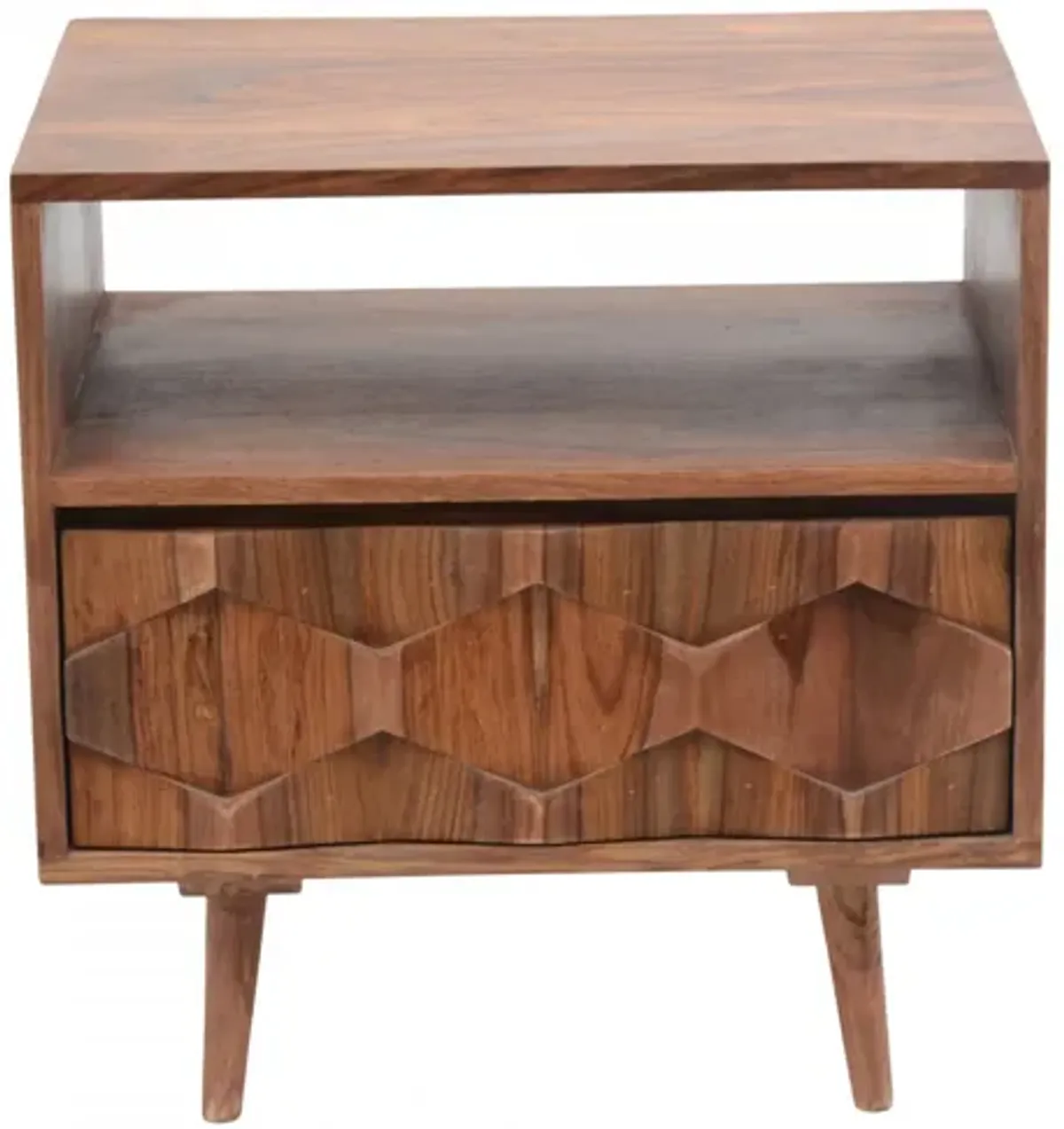 O2 Nightstand Brown