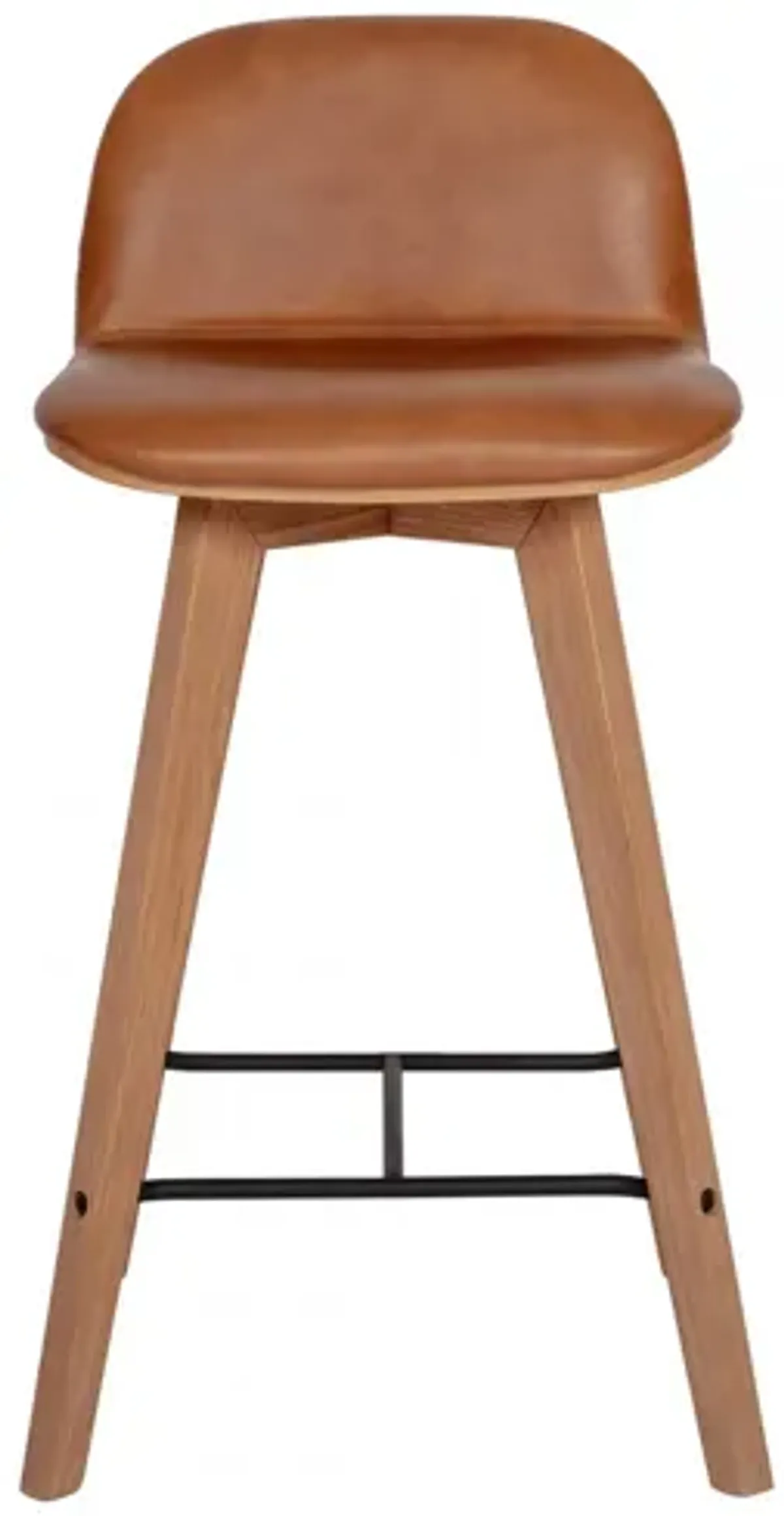 Napoli Leather Counter Stool Tan