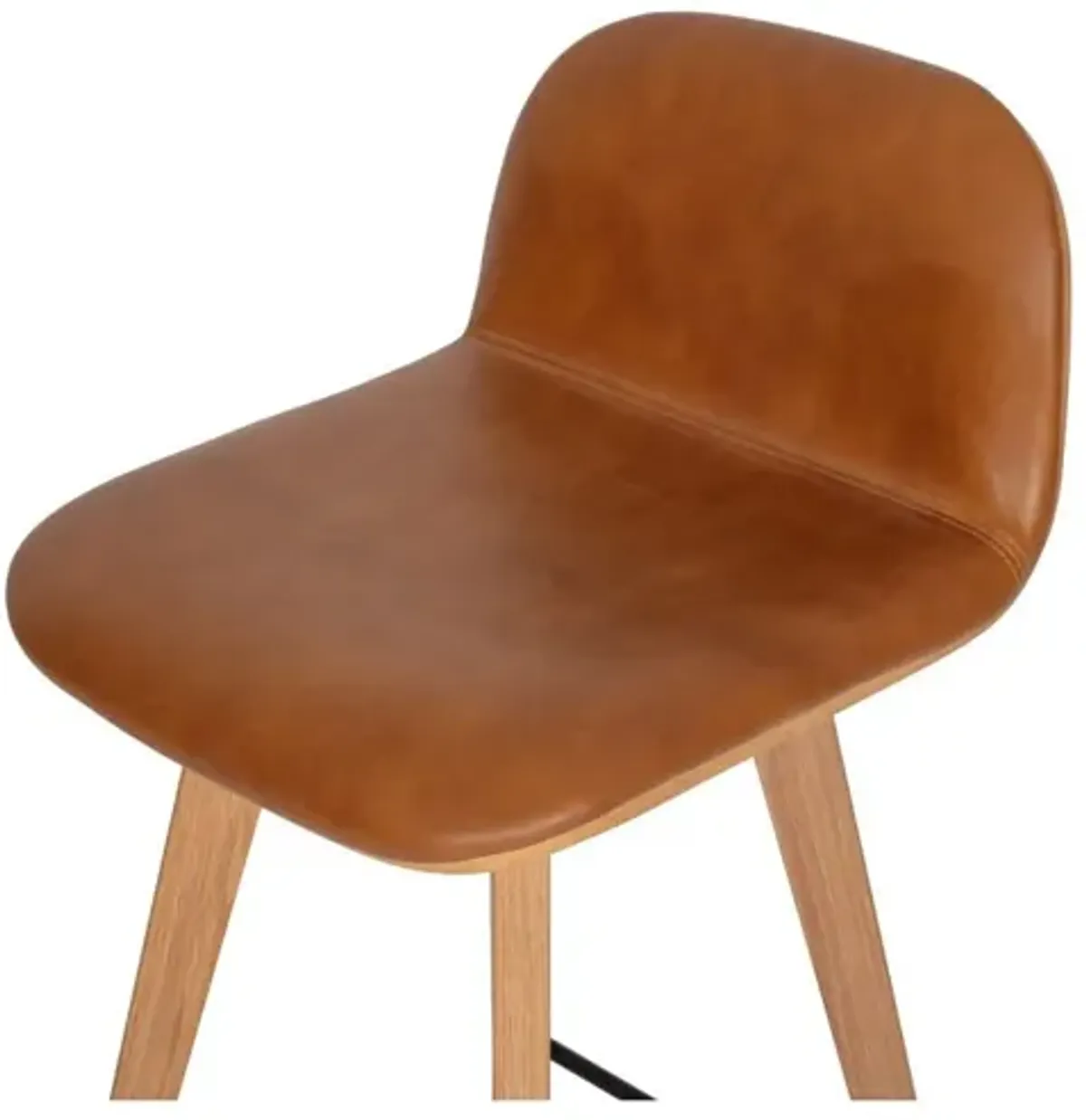 Napoli Leather Counter Stool Tan