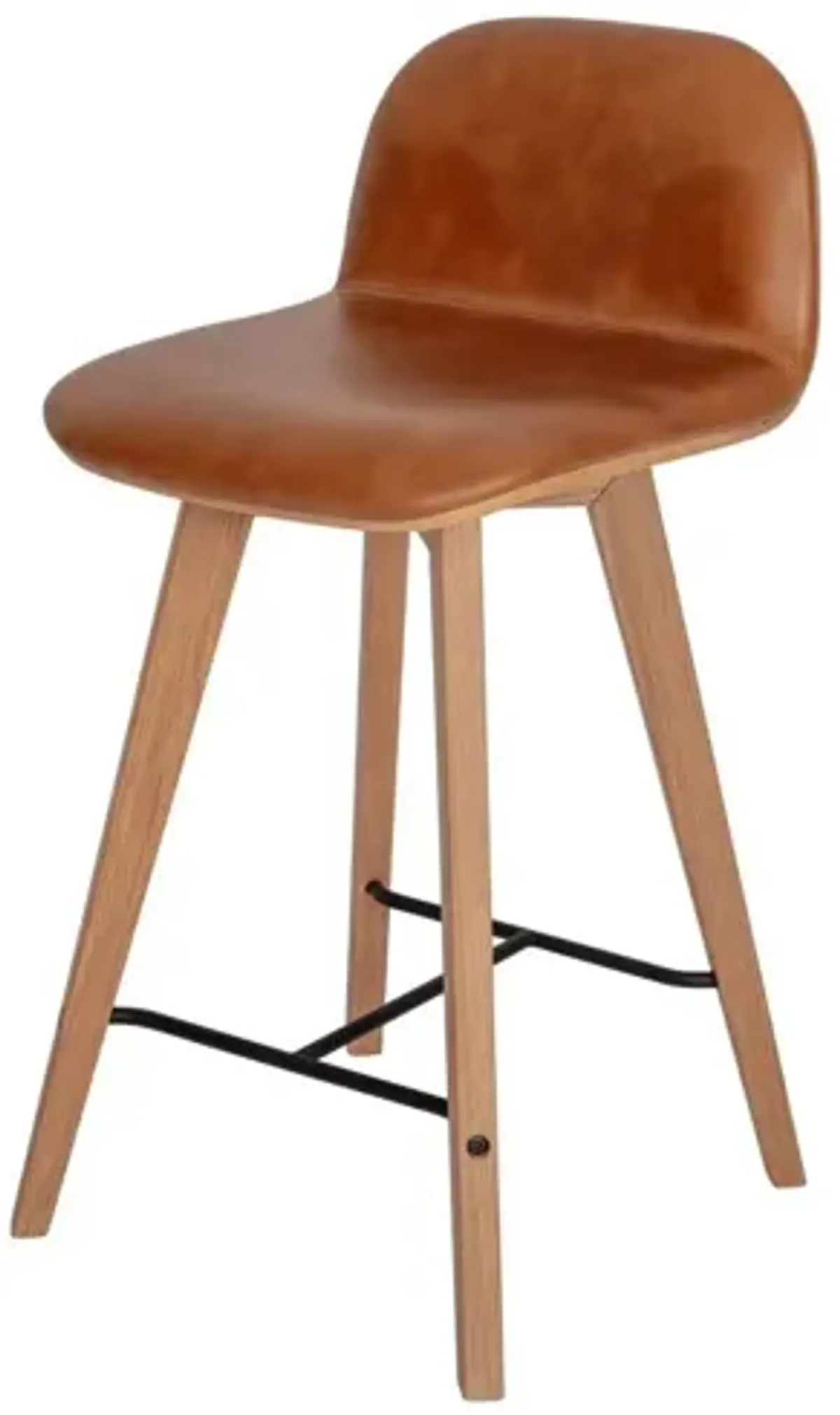 Napoli Leather Counter Stool Tan