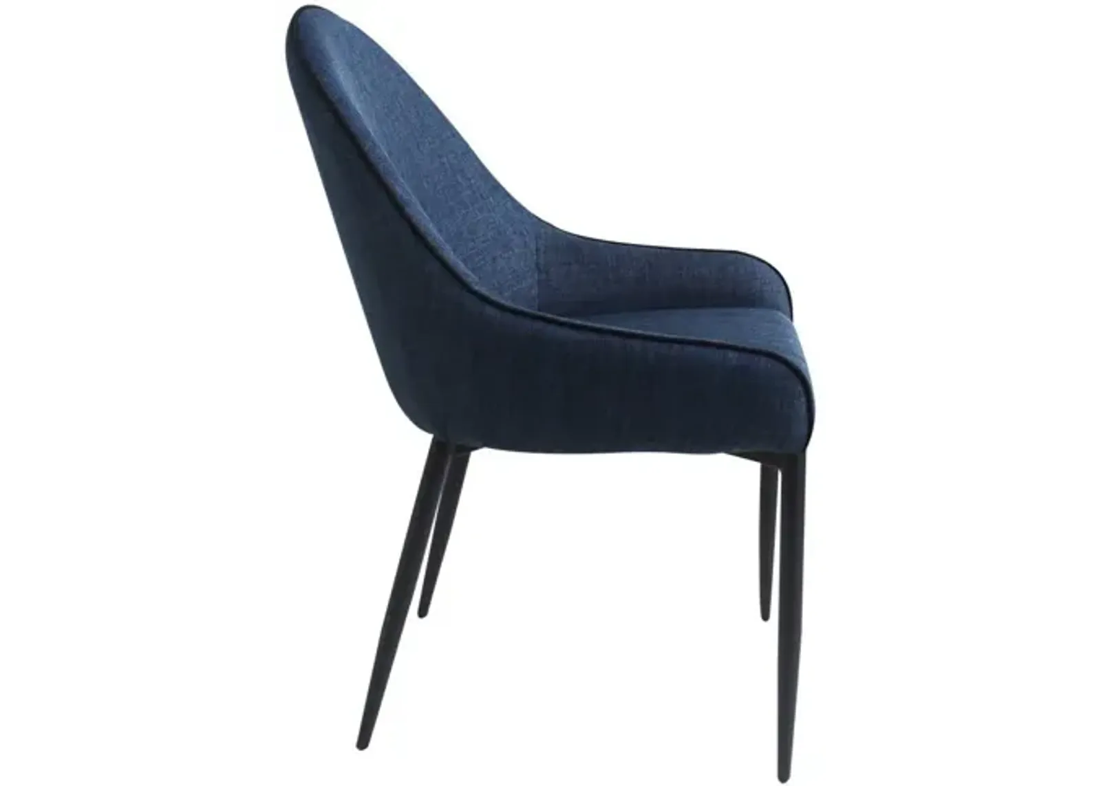 Lapis Dining Chair Dark Blue, Set of 2