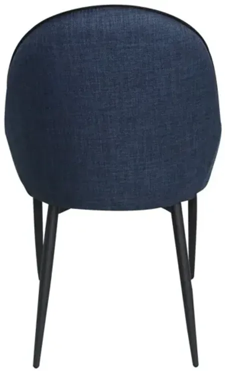 Lapis Dining Chair Dark Blue, Set of 2