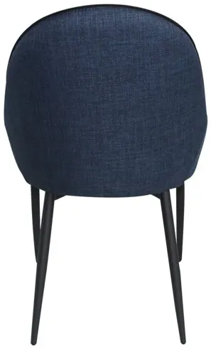 Lapis Dining Chair Dark Blue, Set of 2