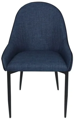 Lapis Dining Chair Dark Blue, Set of 2