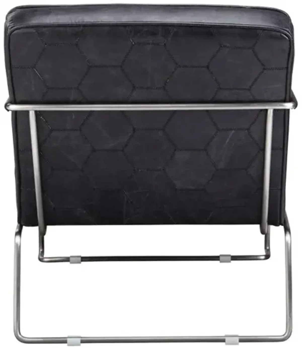 Desmond Club Chair Onyx Black Leather