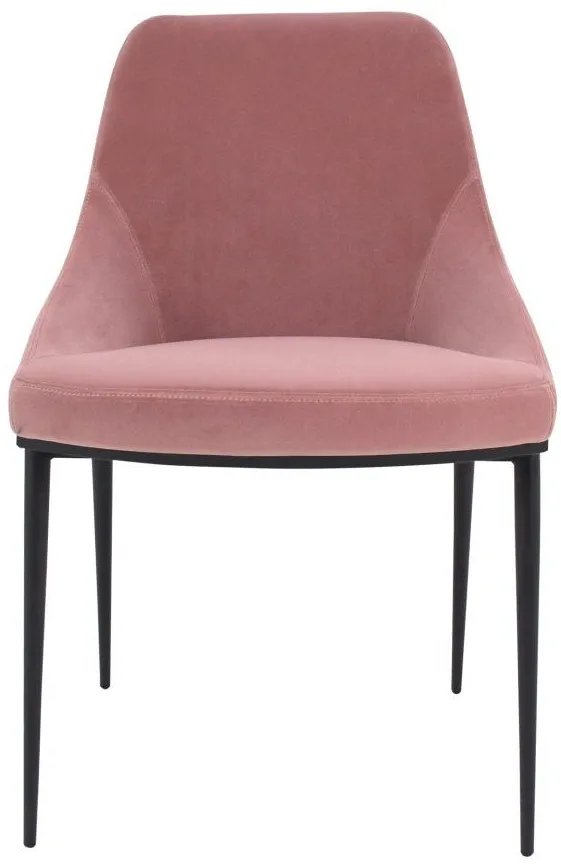 Sedona Dining Chair Pink Velvet, Set of 2