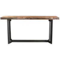 Bent Console Table Smoked
