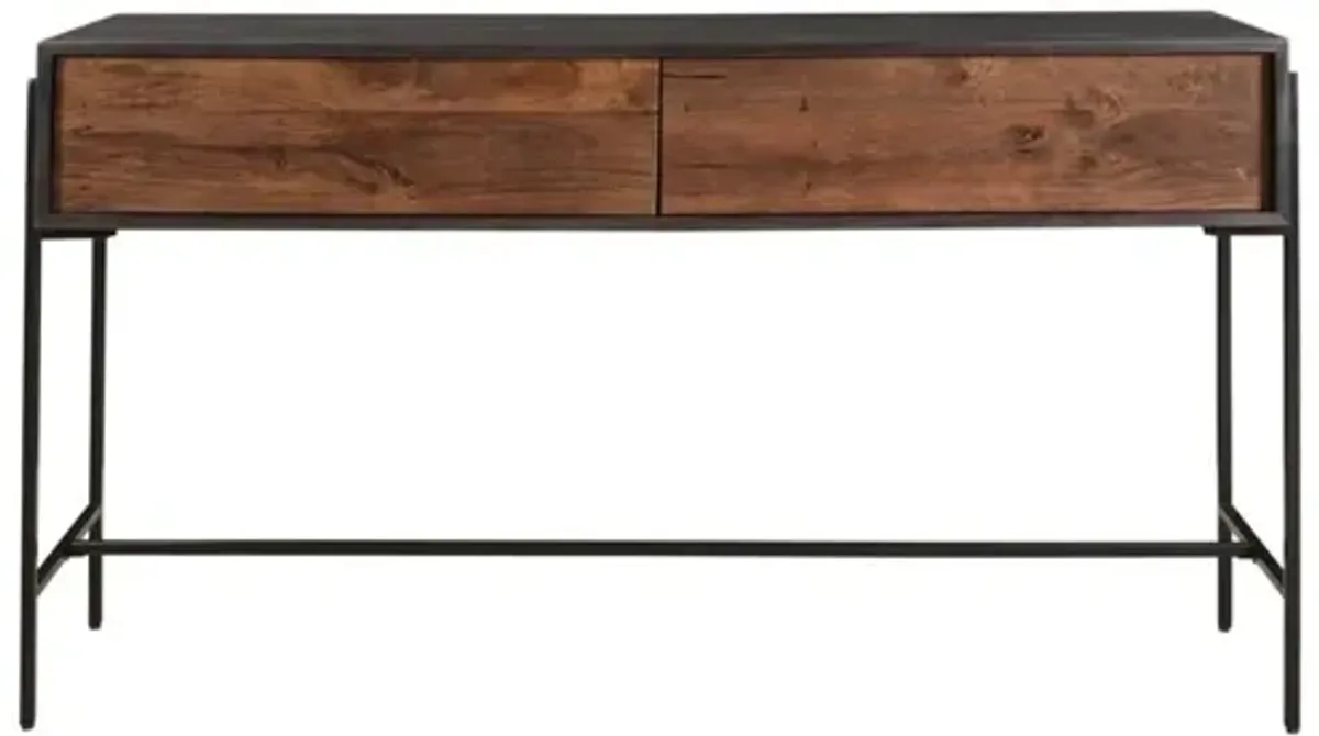 Tobin Console Table Brown