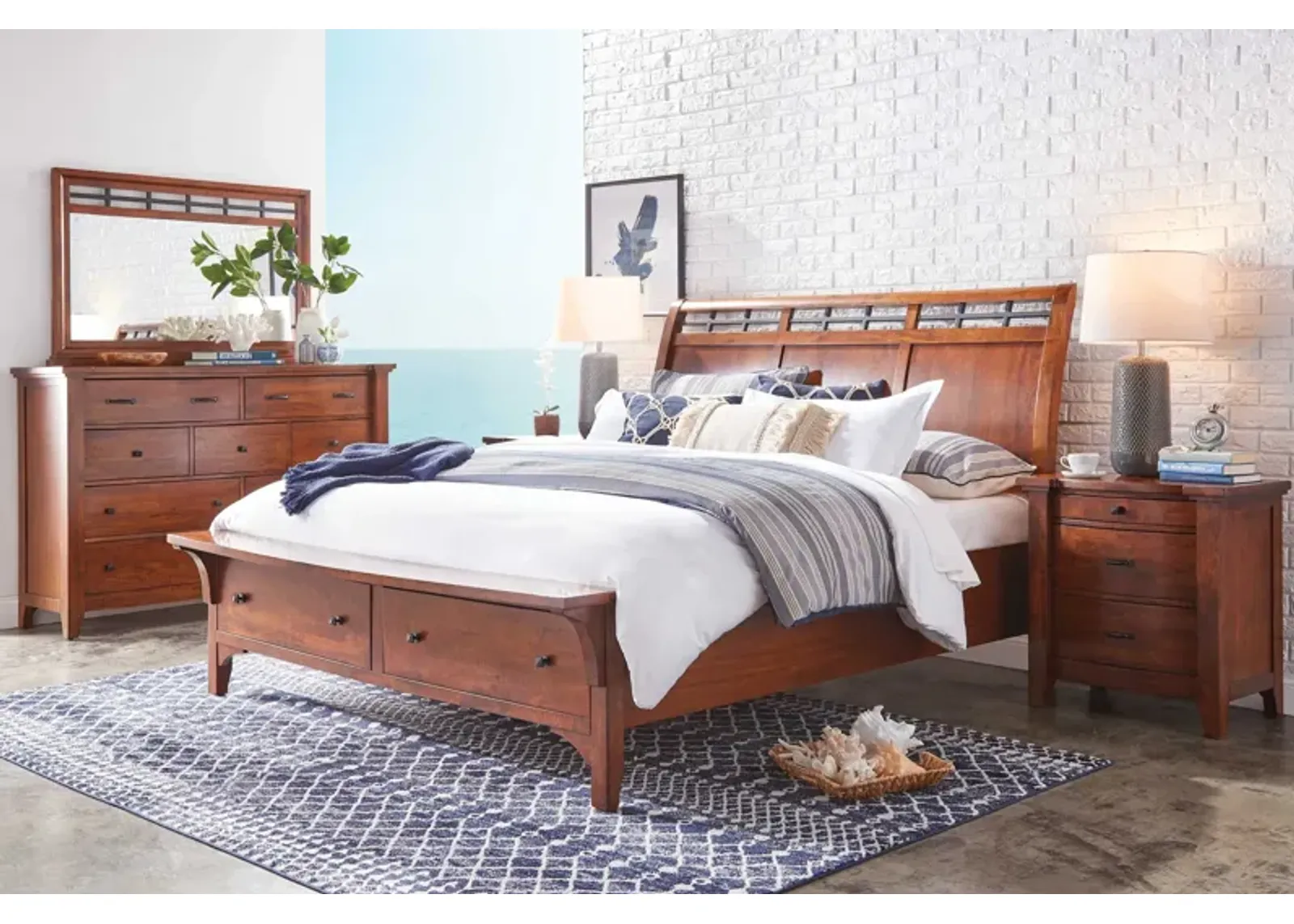 Whistler 3-Piece Queen Storage Bedroom Set