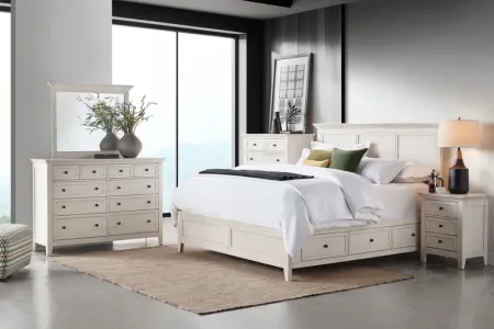 San Mateo 3-Piece White Queen Storage Bedroom Set