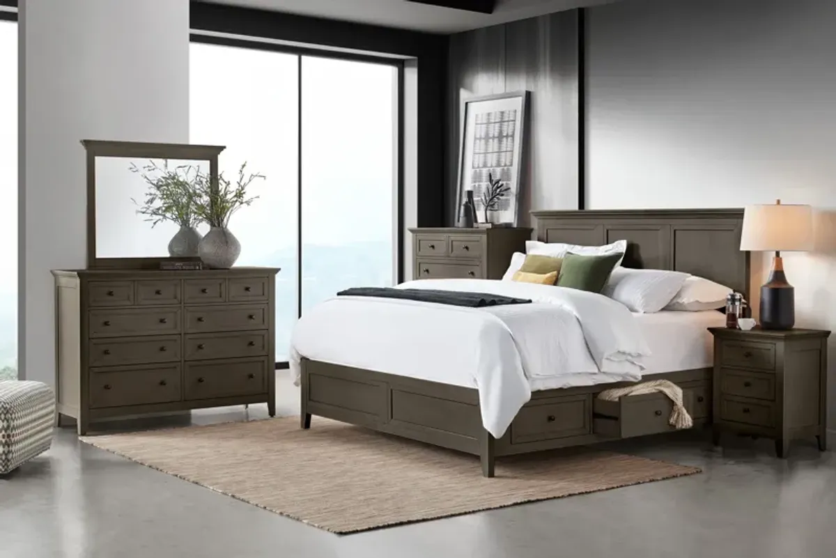 San Mateo 3-Piece Grey Queen Storage Bedroom Set