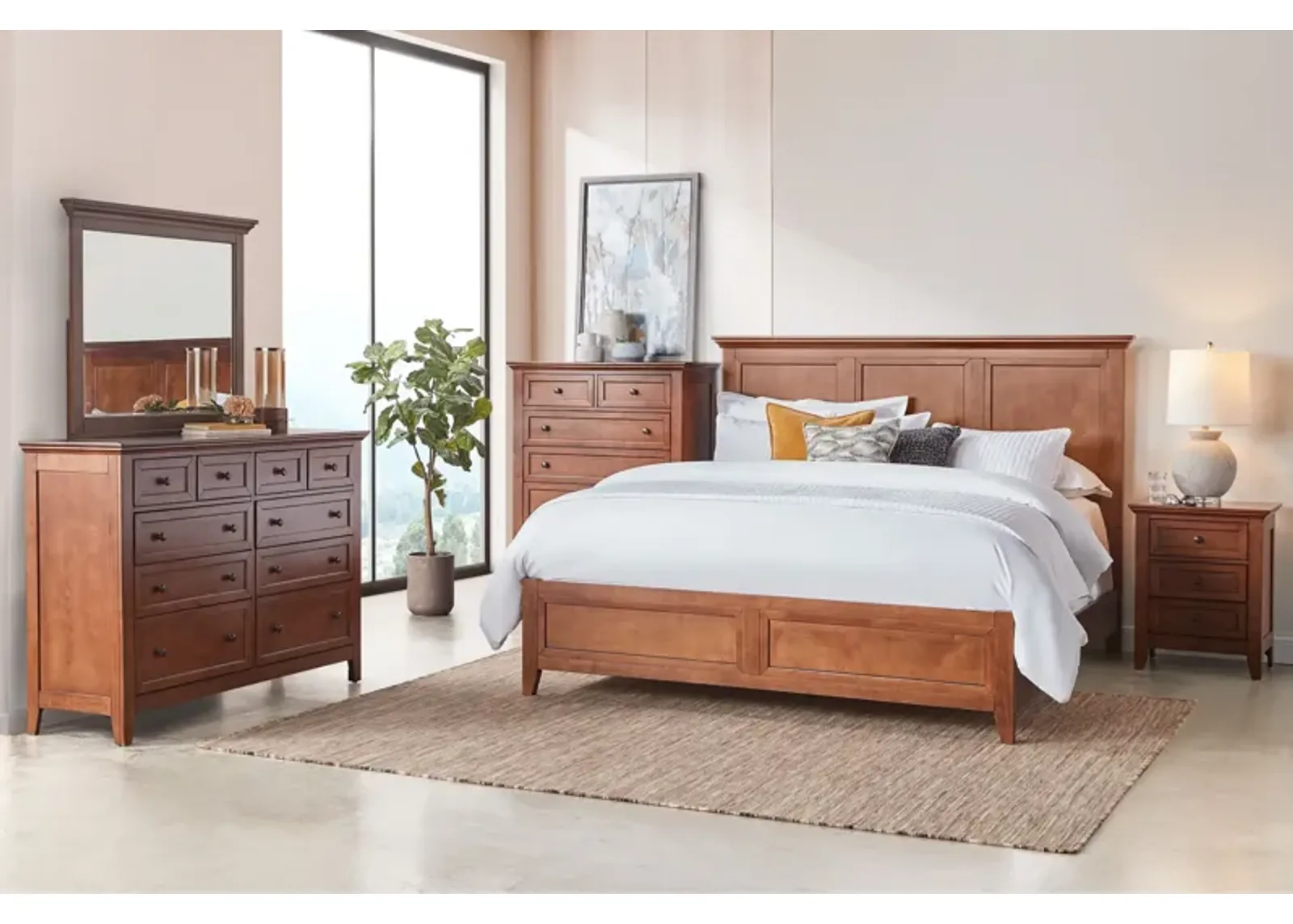 San Mateo 3-Piece Brown King Bedroom