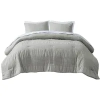 Nimbus Grey Full Bedding and Sheet Set
