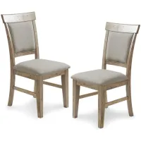 Oliver Grey Dining Side Chair, Set of 2