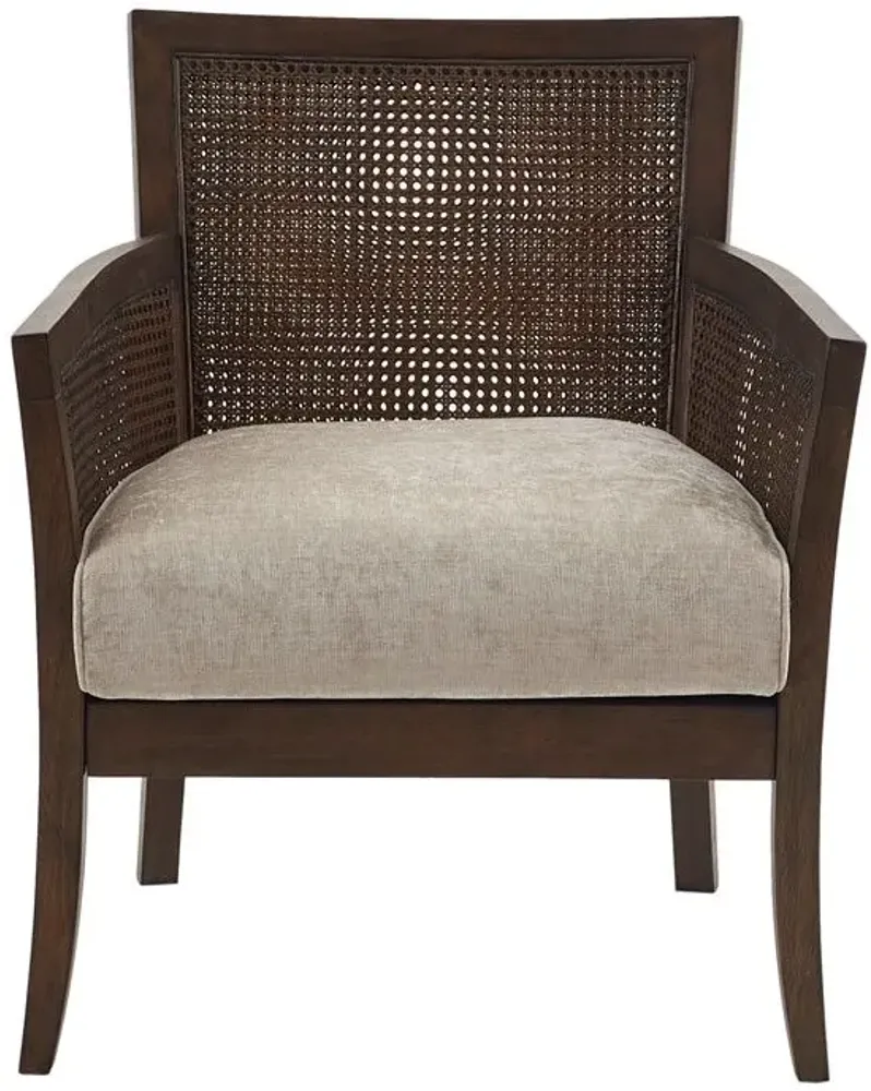 Diedra Espresso Accent Chair