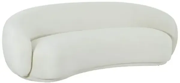 Kendall Cream Velvet Sofa