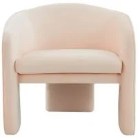 Marla Peche Velvet Accent Chair