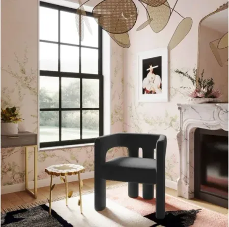 Sloane Black Velvet Chair