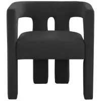 Sloane Black Velvet Chair