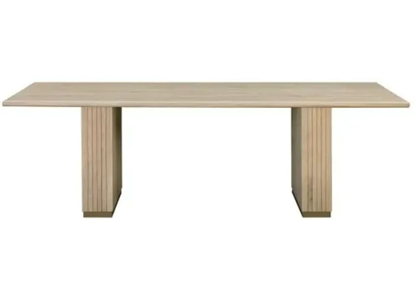 Chelsea Ash Wood Rectangular Dining Table