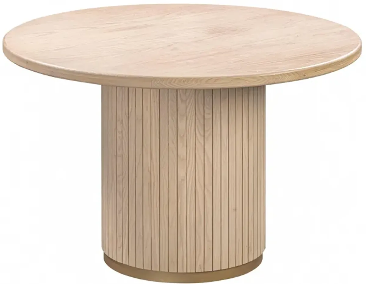 Chelsea Ash Wood Round Dining Table