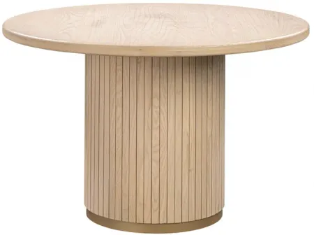 Chelsea Ash Wood Round Dining Table