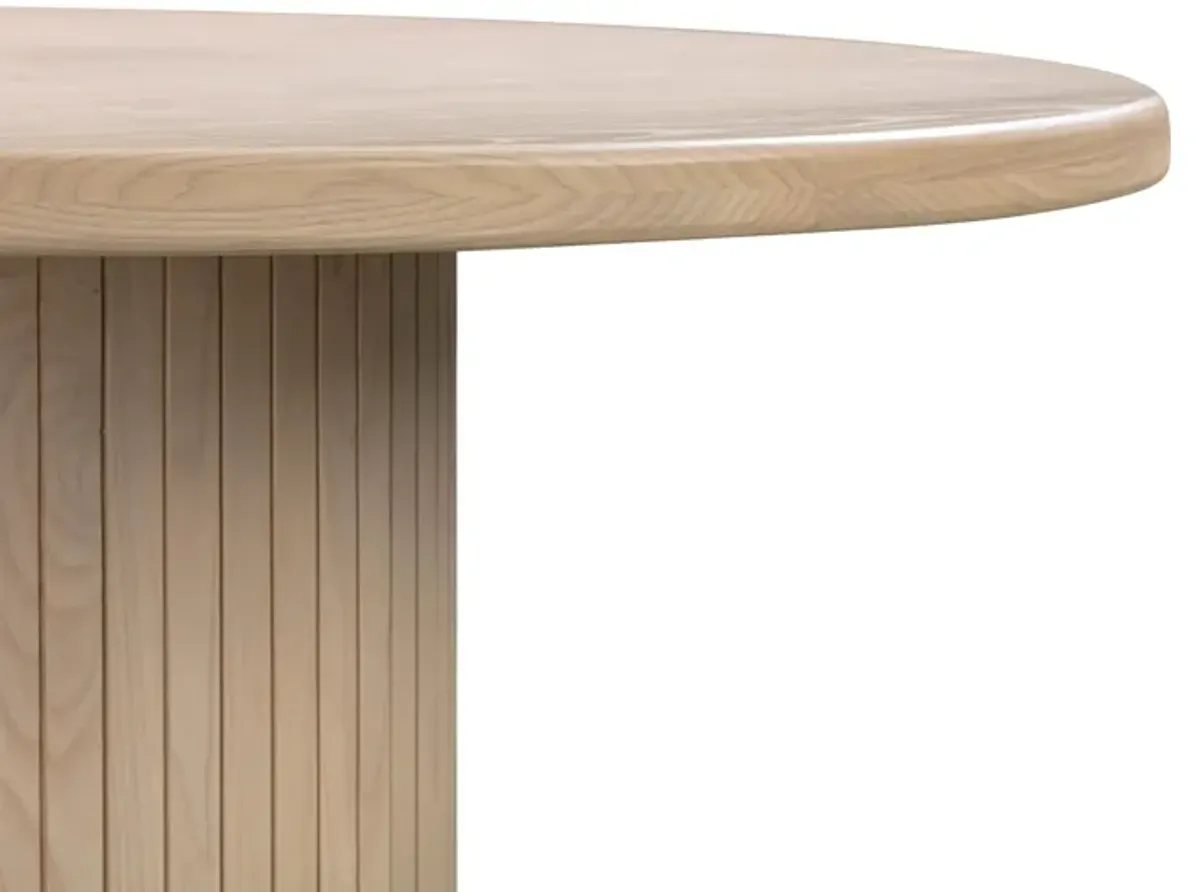 Chelsea Ash Wood Round Dining Table