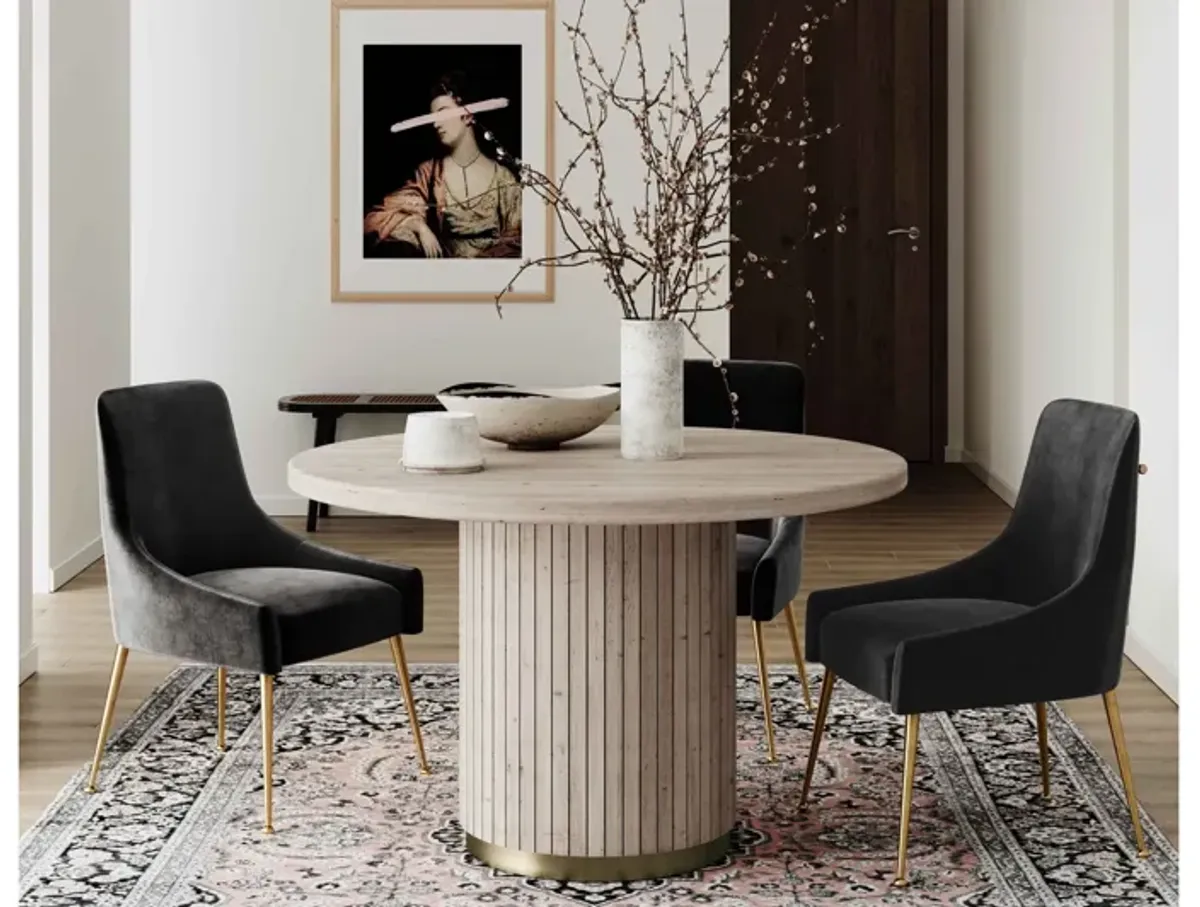 Chelsea Ash Wood Round Dining Table