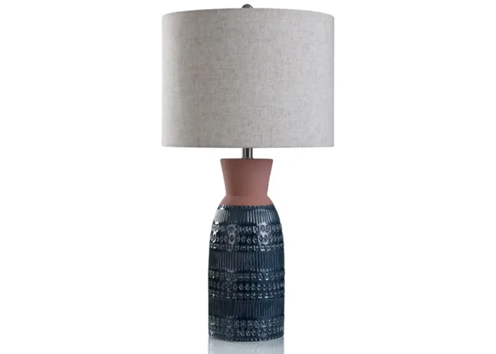 Aztec Glazed Ceramic Table Lamp