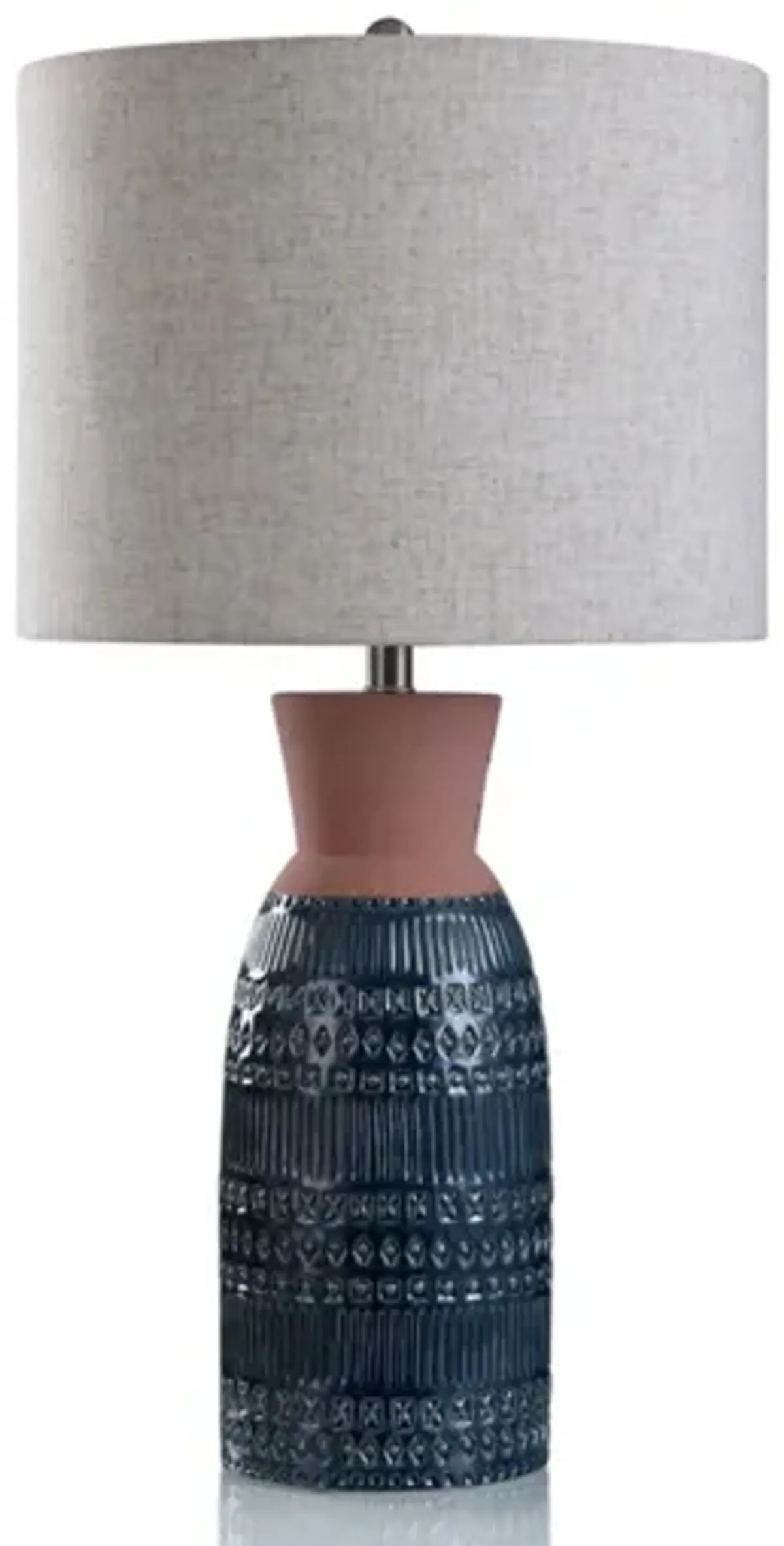 Aztec Glazed Ceramic Table Lamp