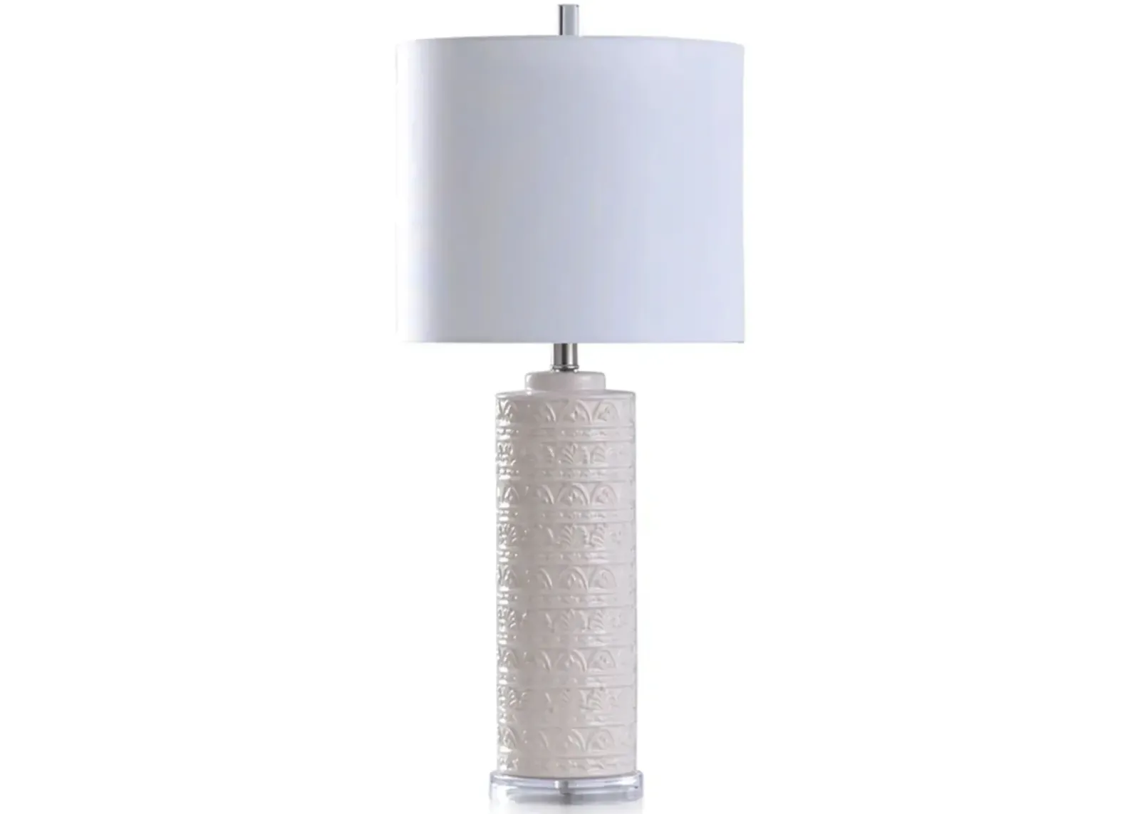 Ivory Textured Table Lamp