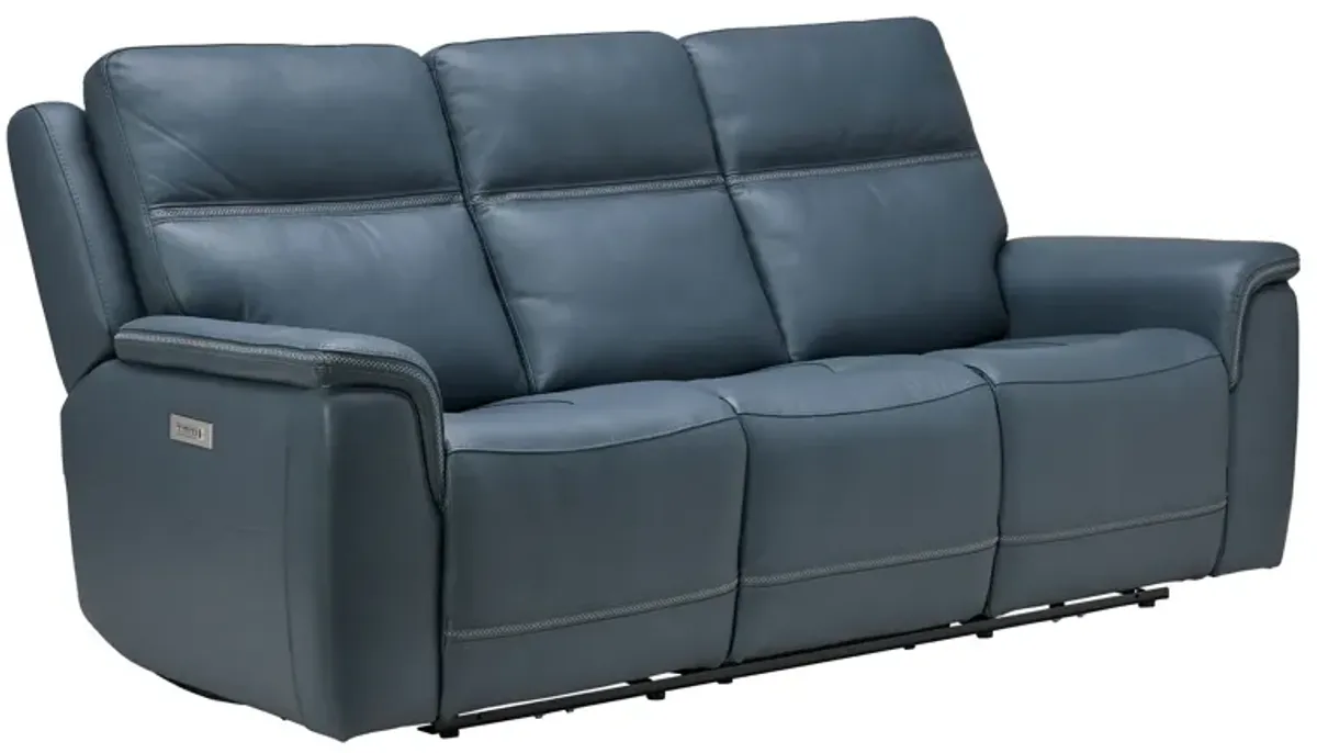 Stephen Triple Power Reclining Leather Sofa