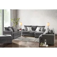 Fisher Grey Sofa Chaise