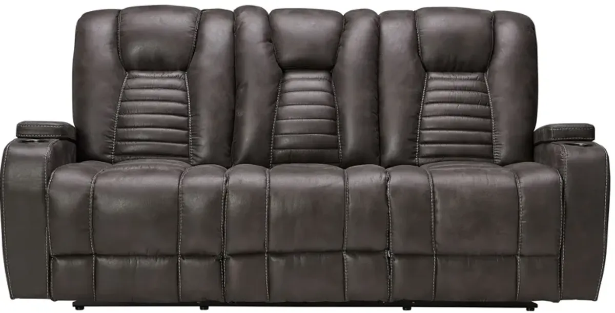 Vance Reclining Sofa with Drop Down Table