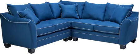 Dylan Blue 3-Piece Sectional