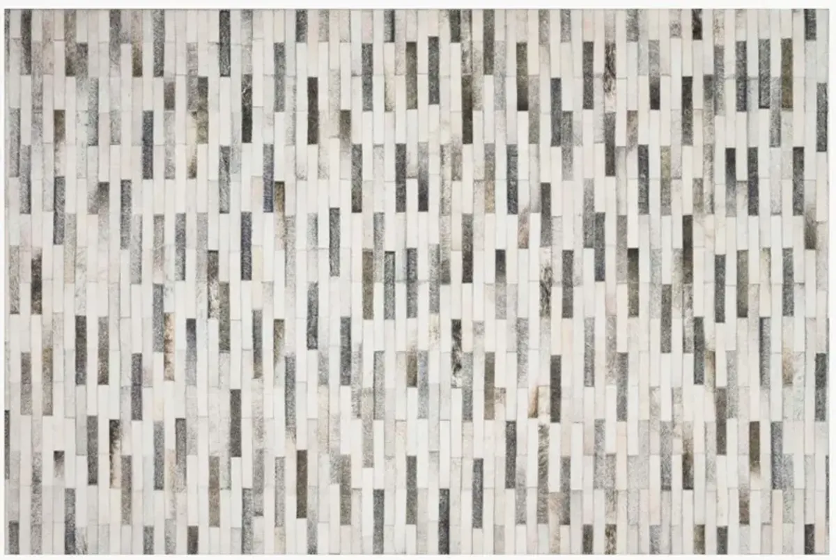 Maddox Ivory/Grey 8x10 Area Rug