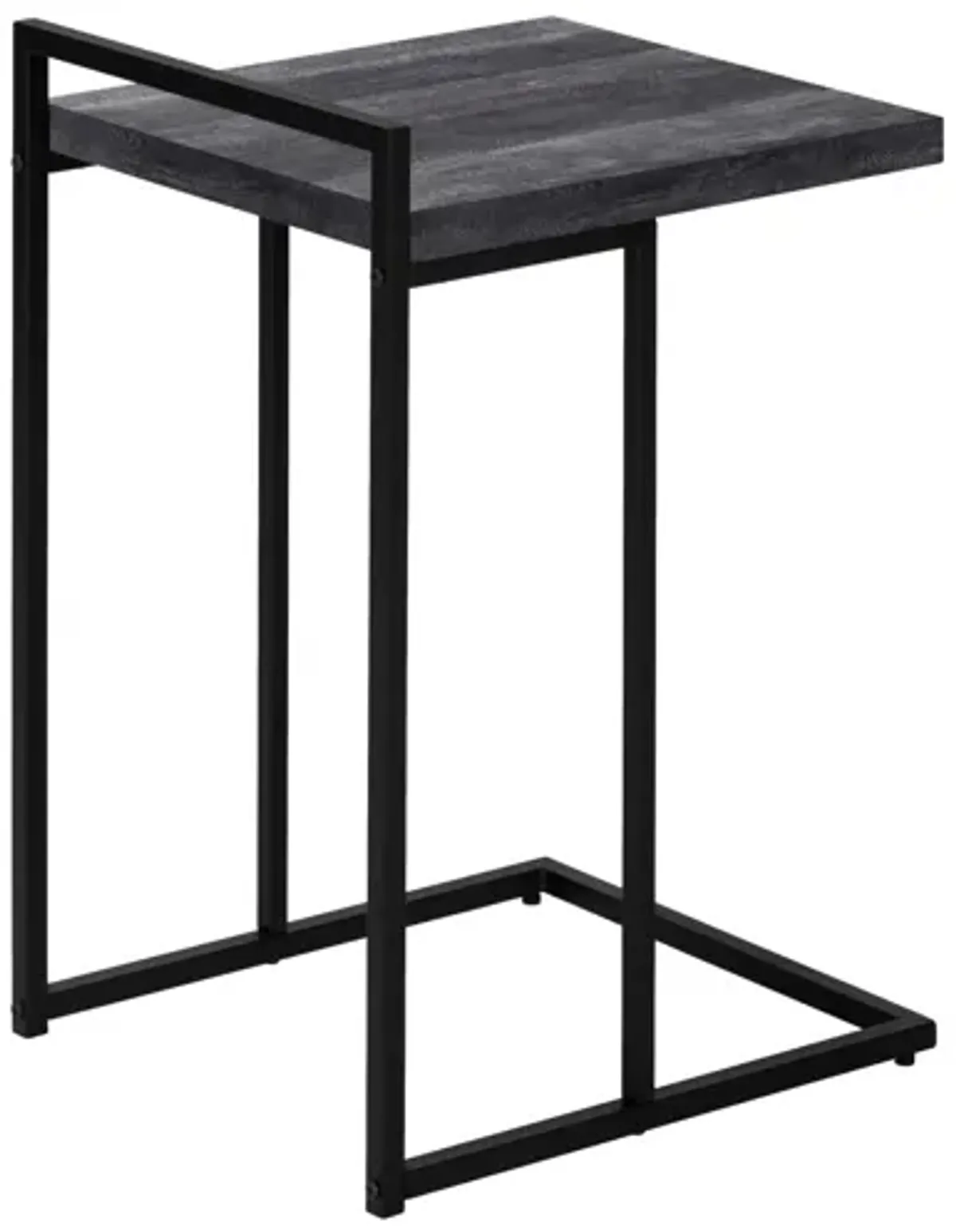 Black Reclaimed Wood Accent Table