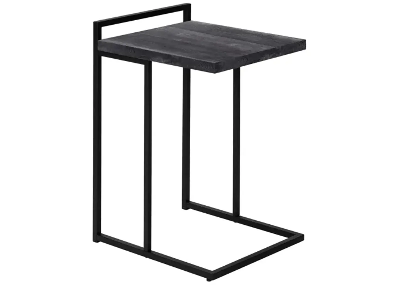 Black Reclaimed Wood Accent Table