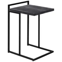 Black Reclaimed Wood Accent Table