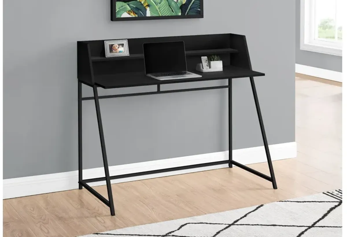 Black Metal Computer Desk