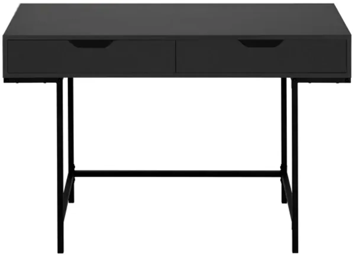 Black Metal Computer Desk