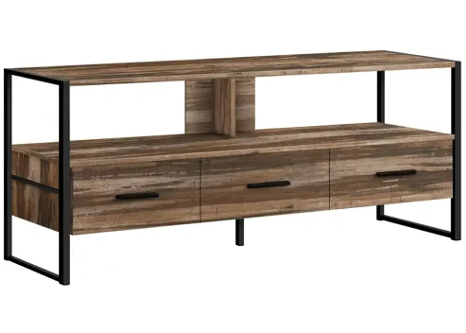 Brown Reclaimed Wood TV Stand