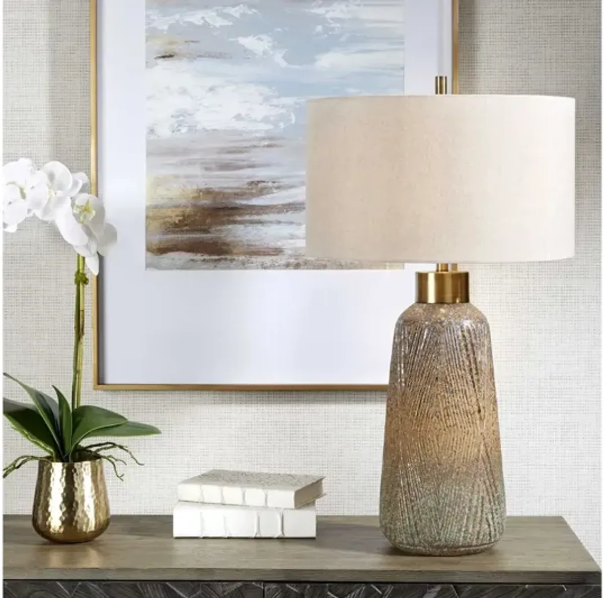 Western Sky Ceramic Table Lamp