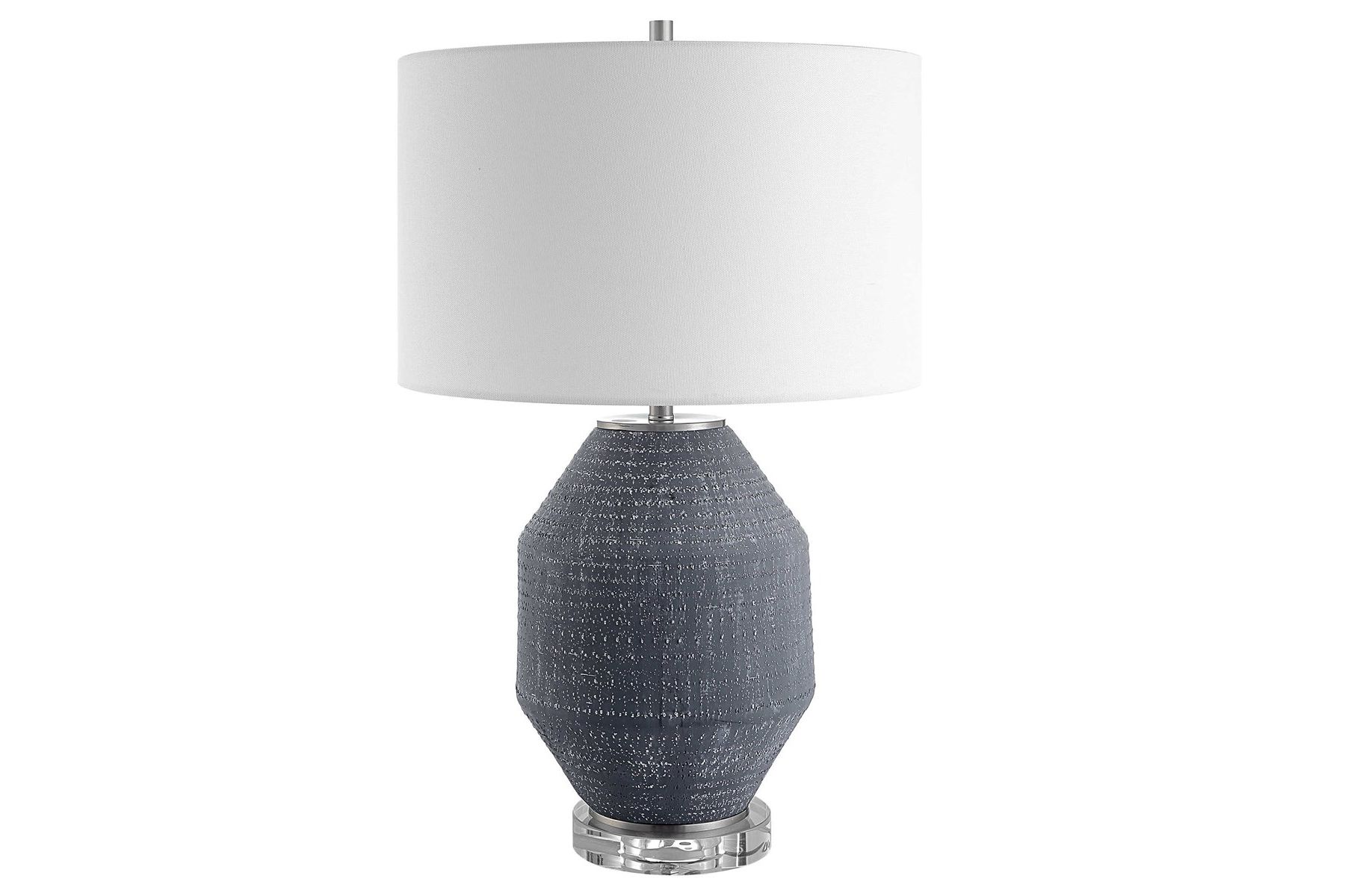 Blackjack Charcoal Table Lamp