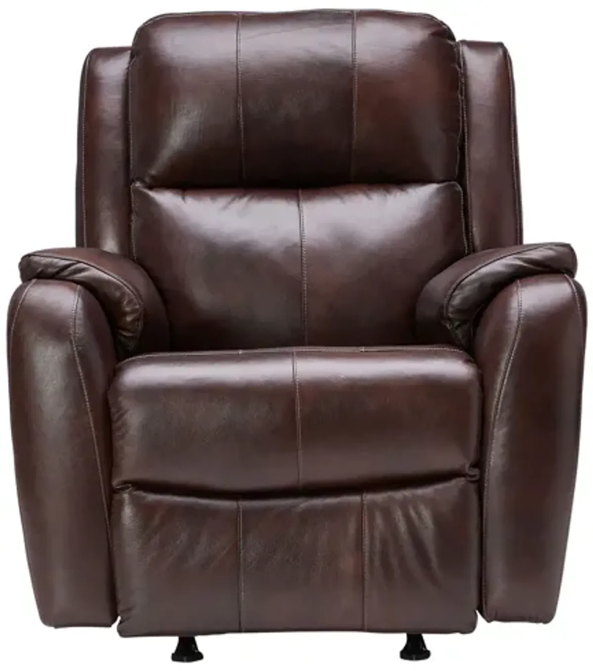 Zeus Chocolate Dual Power Leather Recliner by Southern Motion