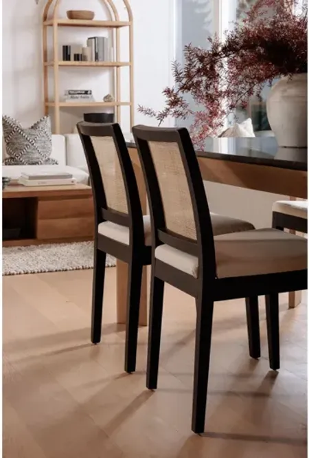 Orville Dining Chair Black, Set of 2