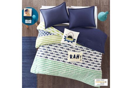Finn Shark 5-Piece Full Comforter Set