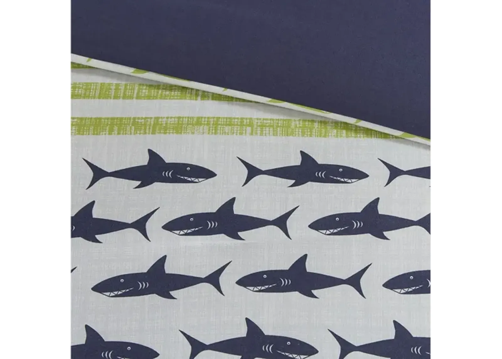 Finn Shark 4-Piece Twin Comforter Set