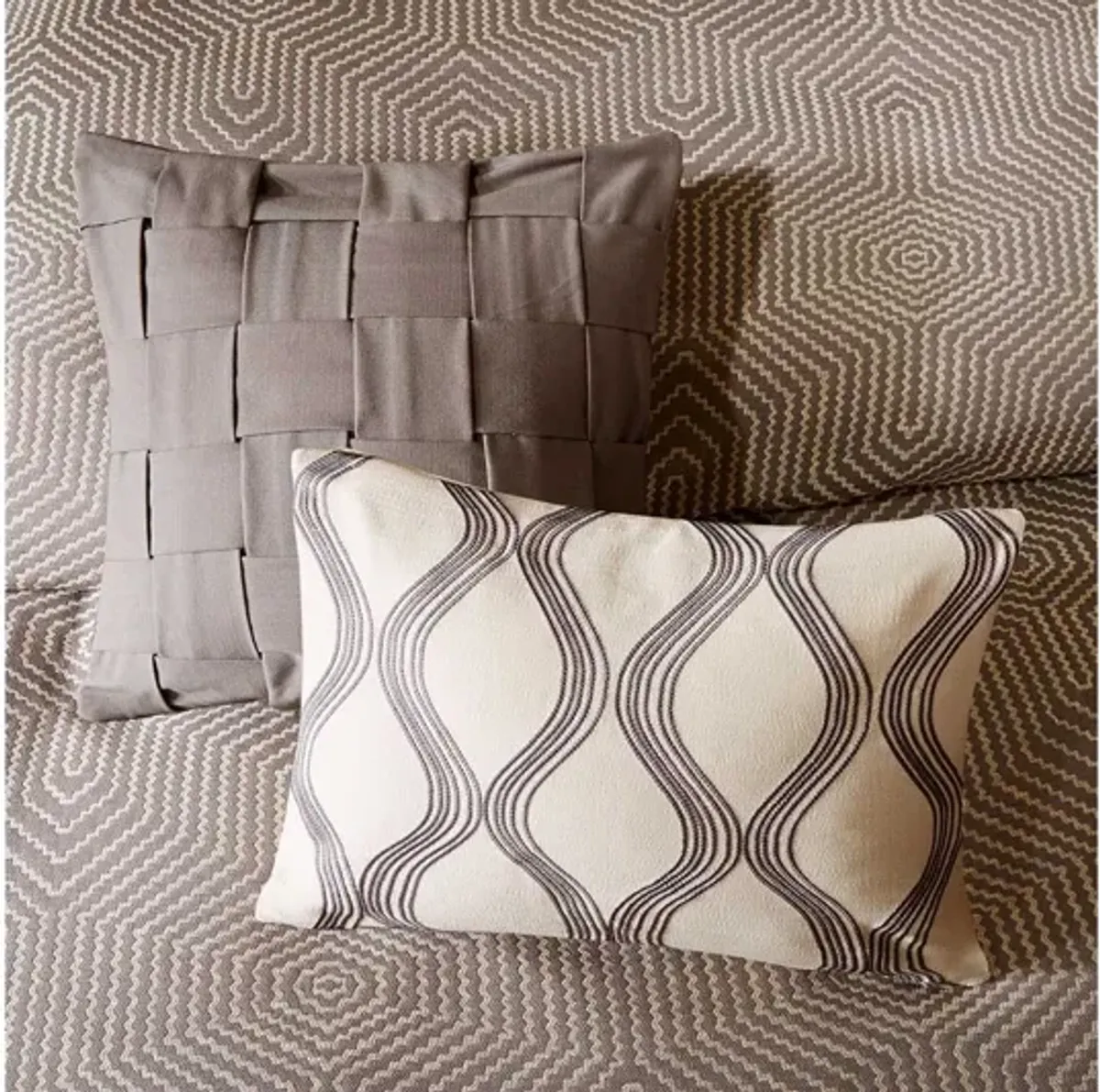 Shades of Grey 8-Piece Queen Comforter Set